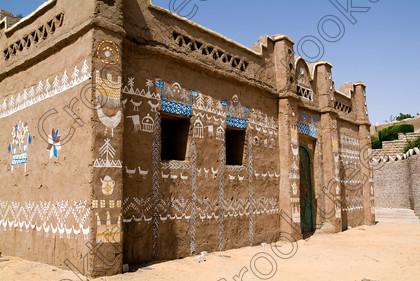 Image Aswan Museum Nubian House EG053005JHP by Jim Henderson